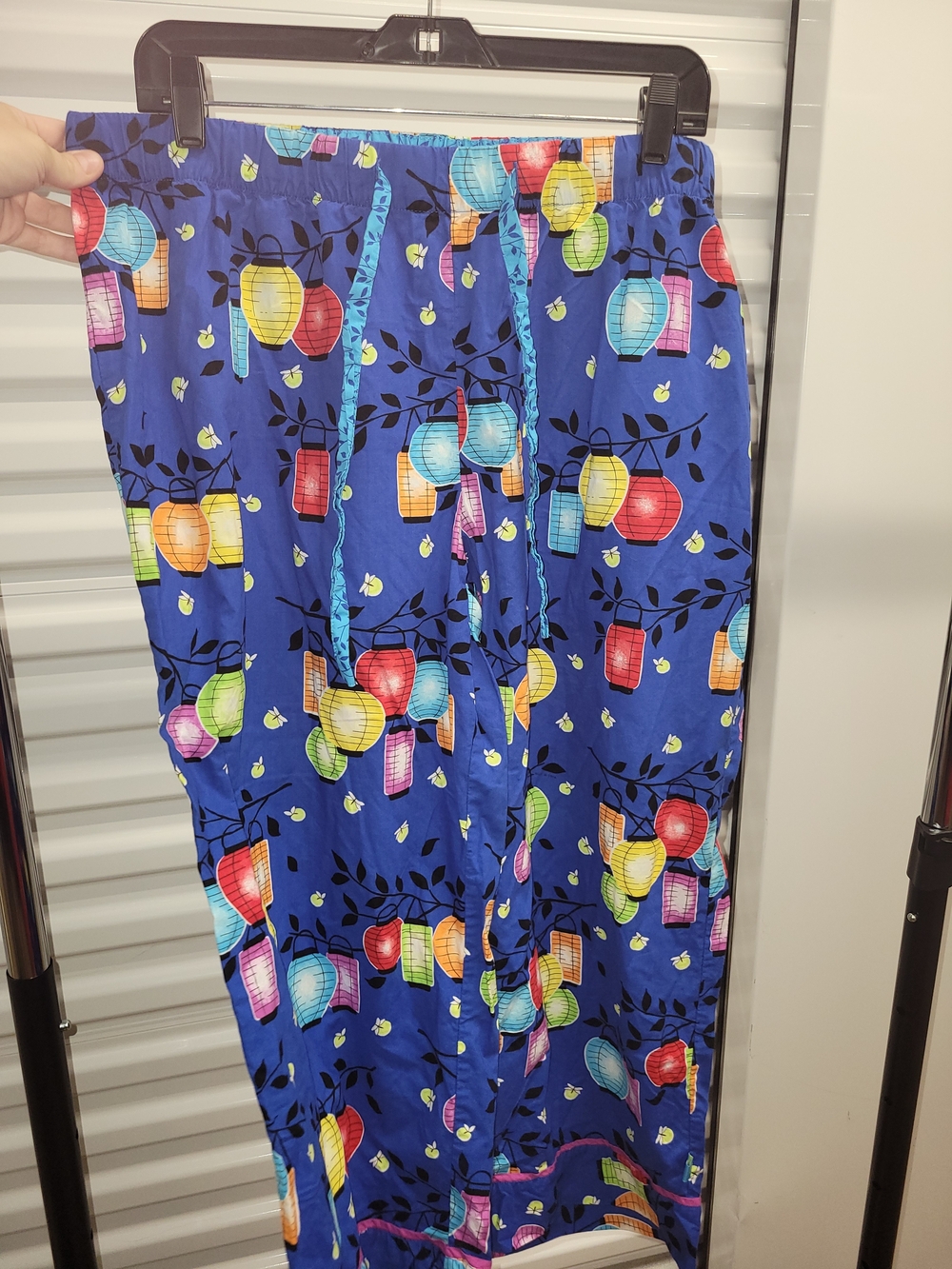 Nick and Nora 100% Cotton Lanterns & Fireflies lounge Pants XXL